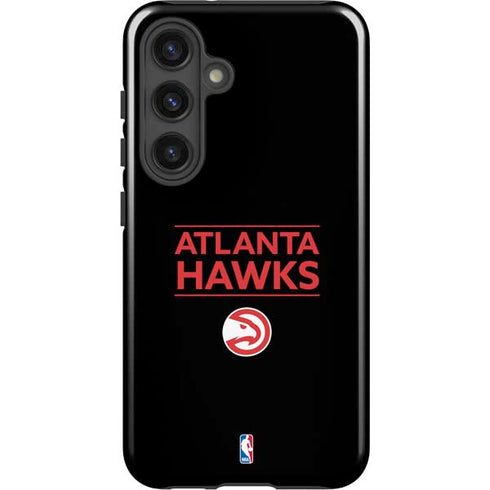 NBA Atlanta Hawks Standard - Black Galaxy S24 Impact Case